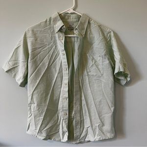 Children’s Button Up Shirt | Green | Size XL (14-16) | by George
